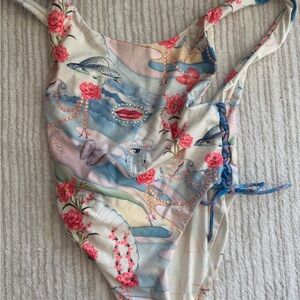 Agua Bendita Multicolor Floral One Piece